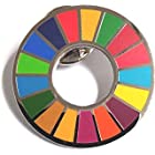 SDGs ピンバッジ 国連 バッチ バッジ(5個)