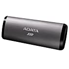 ADATA SE760 SuperSpeed USB 3.2 Gen 2 USB-C 最大1000MB/秒 外付けポータブルSSD (2TB グレー)