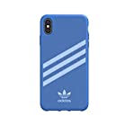 Adidas Originals アディダス （ オリジナルス ） iPhone XS Max スマホ ケース ハード型 カバー アイホン (ブルー/ホワイト) [並行輸入品]