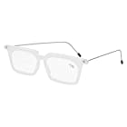 SHIORI 老眼鏡 薄型リーディンググラス SI-06-3+2.50 スクエア クリア