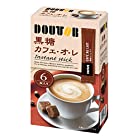 ドトールコーヒー インスタントスティック黒糖カフェオレ 6P ×6箱 インスタント(スティック)