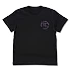 コスパ 鬼滅の刃 藤の花の家紋 Tシャツ/BLACK-XL