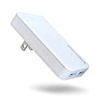 ROAD WARRIOR USB 自動判別 急速 充電器 2ポート 15.5W (最大出力 5V / 3.1A) [ iPhone/iPad/Android その他USB-C機器対応 ] 折畳式プラグ 急速充電器 ホワイト 白 RW126WH 電