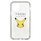 グルマンディーズ ポケットモンスター IIIIfit (Clear) iPhone 11 Pro 対応ケース ピカチュウ グレー POKE-643A