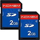 INDMEM SDカード2GBクラス4 SLCセキュアデジタルフラッシュメモリカードカメラカード 2枚