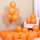 Warmadorn 10インチ オレンジバルーン 100個 パーティーバルーン お祝い フェスティバル パーティー ウェディング ベビーシャワー デコレーション