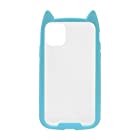 ラスタバナナ iPhone11 XR 共用 ケース カバー ハイブリッド VANILLA PACK mimi GLASS バニラパック 猫耳 ネコミミ ガラス ライトブルー アイフォン スマホケース 5525IP961HB
