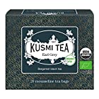 KUSMI TEA クスミティー アールグレイ 2.0g x 20ティーバック（個包装なし） オーガニック 有機JAS認証 紅茶 [正規輸入品]
