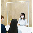 【日本製】SANYO 銀イオン抗菌剤配合 窓付簡単組立 飛沫防止 透明パーテーション W950×H1050mm