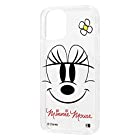 iPhone 12 mini 『ディズニーキャラクター』/ハイブリッドケース カバー Clear Pop 傷に強い ２H ストラップホール付き/『ミニーマウス』