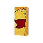 iPhone 12 mini 『ディズニーキャラクター』/手帳型 FLEX CASE サガラ刺繍 [ タオル生地＋刺繍 帆布 ふわふわ ] ミラー付き ICカード収納 Dリング付き /『プー』
