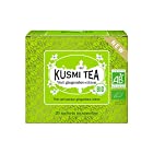 KUSMI TEA クスミティー グリーンジンジャーレモン 2.0g x 20ティーバック (個別包装なし)（個包装なし）オーガニック 有機JAS認証 緑茶 [正規輸入品]