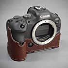 【日本正規販売店】 LIM'S Canon EOS R6 専用 イタリアンレザー カメラケース Brown ブラウン メタルプレート 高級 本革 おしゃれ かっこいい CN-EOSR6BR リムズ