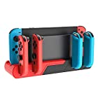 【Switch＆Joy-Con同時充電】Switch 充電スタンド Joy-Con充電 4台ジョイコン同時充電 6in1 Nintendo Switch対応 一体型 急速充電 有線コントローラー接続可能 ゲームカード2枚収納 充電ホルダー チャー