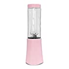 ジューサー ミキサー スムージー 氷対応 小型 洗いやすい ハ370ml そのまま飲める ミニボトルブレンダー VS-KE56 (ピンク)