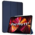 ProCase iPad Pro 11 ケース 2021 第３世代、[Apple Pencilのペアリングと充電に対応] 三つ折り スタンド スマートカバー 適用機種：iPad Pro 11 ３世代 2021/2世代 2020 /1世代 2018