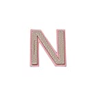 BONAVENTURA ボナベンチュラ イニシャルレター [N, グレージュ × ベイビーピンク] BILTN-GGBP