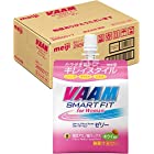 【ケース販売】明治 ヴァーム(VAAM) スマートフィット for Woman ゼリー キウイ風味 180g×24個