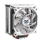 ZALMAN CNPS10X OPTIMA II WHITE RGB CPUクーラー RGB搭載 デュアルブレード スリムサイドフロー FN1559