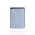 SLG Design MagSafe カードケース ウォレット 本革 iPhone 12 カード収納 背面 電磁波防止シート内蔵 2枚収納 Full Grain Leather SD20801MS(パウダーブルー)【国内正規品】