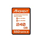 MMOMENT 240GB 2.5インチ SSD SATA3 6Gb/s (読込最大535MB/s)