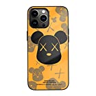 カウズ iPhone 12 Pro Max 用 ケース KAWS 韓国 可愛い人気 あいふぉん 12 Pro Max 強化ガラス 携帯カバー おしゃれ かっこいい かわいい パターン カバー 滑り止め すり傷防止 耐衝撃 軽量 落下防止 全面保護