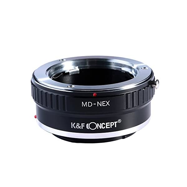KF Concept マウントアダプター Minolta MD MCレンズ- Sony NEX Eカメラ装着用レンズアダプターリング マウント変換アダプター Sony NEX-3 NEX-3C NEX-5 NEX-5C NEX-5N NEX-5R NEX
