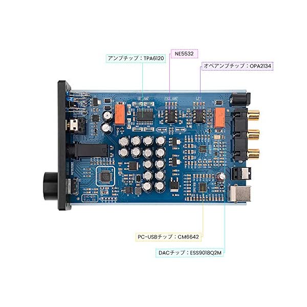 ヤマダモール | AIYIMA DAC-A5 PROヘッドフォンアンプ 24BIT 192KHz HIFI USB DACデコーダーオーディオインターフェースデジタル光同軸PC  USBコンバーター | ヤマダデンキの通販ショッピングサイト