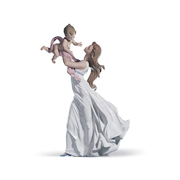 リヤドロ LLADRO 人形 幸せの瞬間 01006858 ホワイト (約)高さ46×幅29×奥行16cm