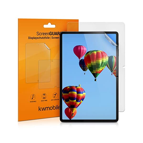 Kwmobile 2x 対応 Samsung Galaxy Tab S7 フィルム フル スクリーン タブレット 保護フィルム マット 反射防止