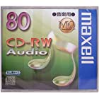 maxell 音楽用 CD-RW 80分 1枚 10mmケース入 CDRWA80MQ.1TP