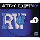 TDK CD-RWデータ用700MB 4倍速10mm厚ケース入り [CD-RW80S]