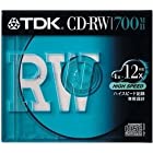 TDK CD-RWデータ用700MB High Speed記録対応 10mm厚ケース入り [CD-RW80HSS]