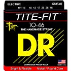 DR エレキギター弦 TITE-FIT ニッケルメッキ .010-.046 MT-10