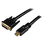 StarTech.com HDMI - DVI-D変換ケーブルアダプタ 15.2m オス/オス HDMIDVIMM50