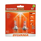 SYLVANIA H7 SilverStar超高性能ハロゲンヘッドライトバルブ（2個入）