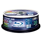 Victor 映像用ブルーレイディスク LTHタイプ 1回録画用 130分 25GB 2倍速 ホワイトプリンタブル 20枚 BV-R130GS20