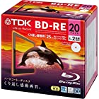 TDK 録画用 BD-RE 25GB 1-2倍速 ホワイトワイドプリンタブル 20枚 5mmケース BEV25PWA20A