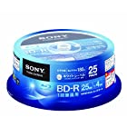 SONY ビデオ用BD-R 1回録画用 片面1層25GB 4倍速 ホワイトプリンタブル 25枚スピンドル 25BNR1VGPP4
