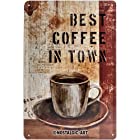ブリキ看板 コーヒー Best Coffee in Town/TIN SIGN アメリカン雑貨 インテリア