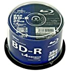 磁気研究所 録画用BD-R 25GB 4倍速 ワイドプリンタブル対応 50枚スピンドルケース HDP BDR4X50P