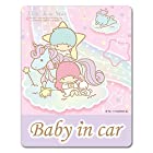 リトルツインスターズ 車マグネットステッカー【BABY IN CAR】