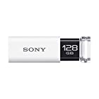 ソニー SONY USBメモリ USB3.0 128GB ホワイト キャップレス USM128GU W [国内正規品]