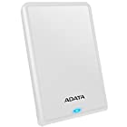 ADATA 2.5インチ ポータブルHDD 11.5mm スリムタイプ USB3.0対応 1TB ホワイト AHV620S-1TU3-CWHEC
