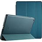 ProCase iPad 9.7""(旧型）ケース スマート 超スリム スタンド フォリオ保護ケース 半透明フロスト バックカバー 対応機種：iPad 9.7"" 第6世代 2018 / 第5世代 2017 - ティール