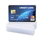 kwmobile 10x カード 保護 ケース プロテクター - ハード カバー カード入れ クレジットカード 免許証 ID 保険証 銀行カード - 透明 マット