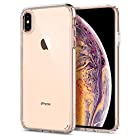 Spigen iPhone XS Max ケース 6.5インチ 対応 全面クリア 耐衝撃 米軍MIL規格取得 ウルトラ・ハイブリッド 065CS25127 (クリスタル ・クリア)