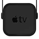 【elago】 Apple TV 4K / AppleTV HD 対応 マウント カバー シリコン 製 ホルダー 壁掛け用 ブラケット [ AppleTV 第4世代 / 第5世代アップルTV 対応 ] MULTI MOUNT ブラック