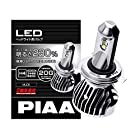 PIAA バイク用ヘッドライトバルブ LED 6000K 高速走行ロングビーム High1400/Low1000lm(純正比230%) H4 高耐振性能20G 1個入 MLE6