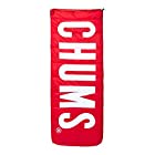 チャムス(CHUMS) 寝袋 スリーピングバッグ チャムスロゴ CH09-1147-R001-00 レッド 約H182×W76cm